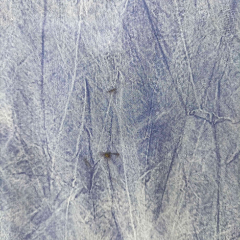 Saint Germain PARIS 80s USA製 レーヨン フリンジ スエードシャツ レディース import:M