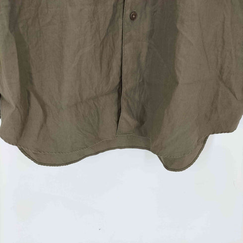 オーラリー AURALEE WASHED FINX TWILL SHIRT レディース 1