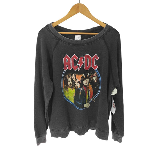 両面バンドプリント ラグランスウェット メンズ JPN:S