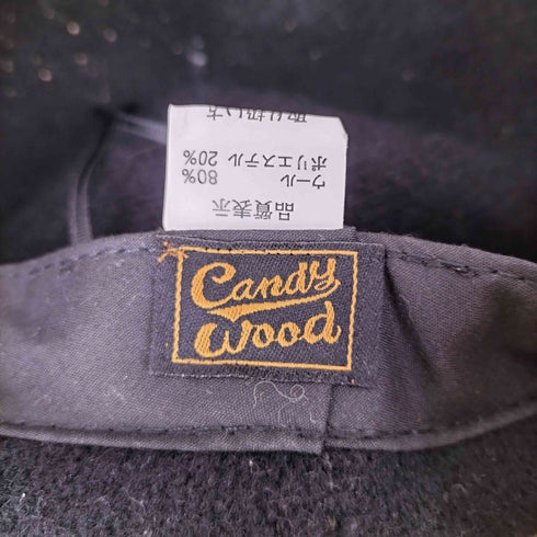 CANDY WOOD ウール混キャスケット レディース