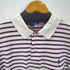 ポロバイラルフローレン Polo by RALPH LAUREN 90S ポニー刺繍 ボーダー S/S ポロシャツ 鹿の子 メンズ import:M
