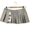 SIMPLE PROJECT SILVER MINI SKIRT PANEL レディース