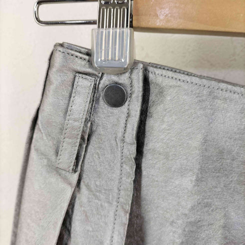SIMPLE PROJECT SILVER MINI SKIRT PANEL レディース