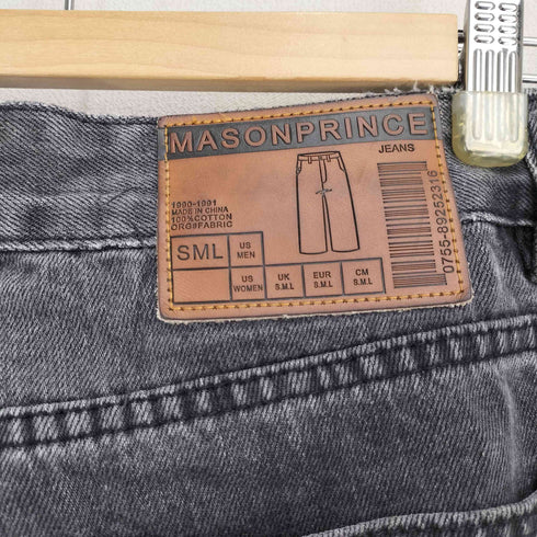 MAISONPRINCE メゾンプリンス ブラックデニム ストレートパンツ メンズ