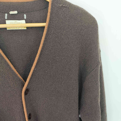 HUDSON'S Glasgo 60-70s モヘヤブレンド ウール ニット カーディガン メンズ JPN:M