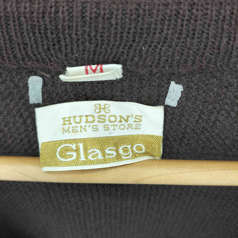 HUDSON'S Glasgo 60-70s モヘヤブレンド ウール ニット カーディガン メンズ JPN:M