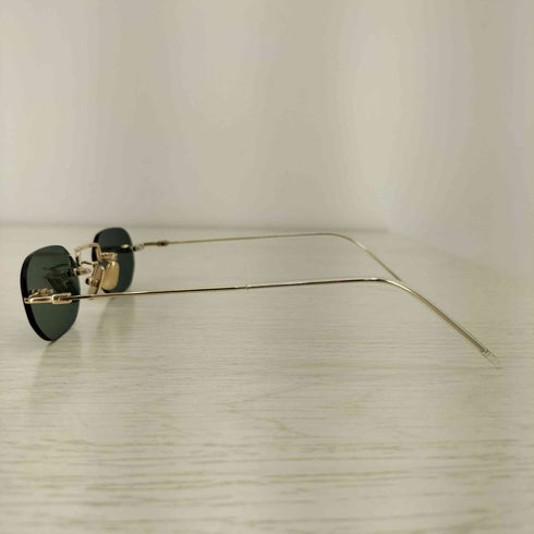 エーディーエスアール A.D.S.R. STEELY 02 UVカット リムレス サングラス メンズ 47□22-135