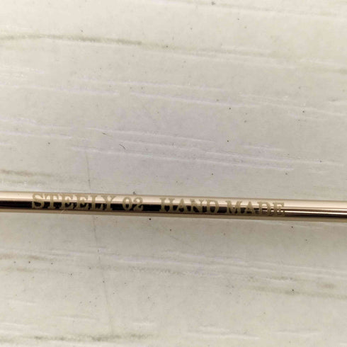 エーディーエスアール A.D.S.R. STEELY 02 UVカット リムレス サングラス メンズ 47□22-135