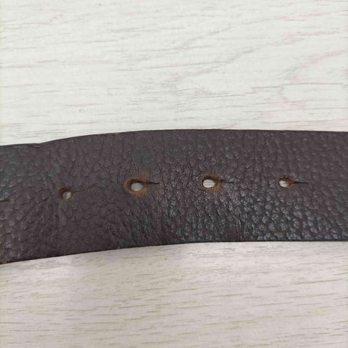 ドルチェアンドガッバーナ DOLCE&GABBANA OLD スクエアバックルレザーベルト メンズ