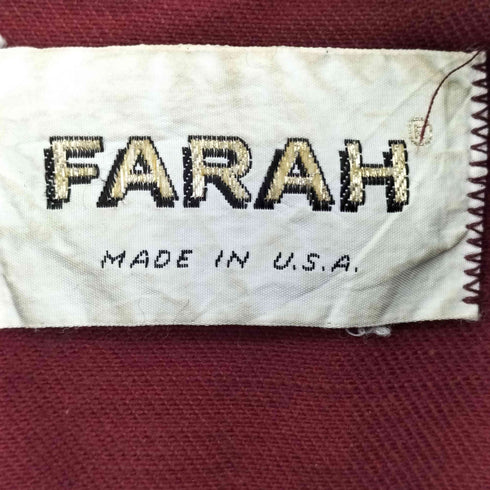 ファーラー FARAH 70S MADE IN USA デニムトラッカージャケット メンズ