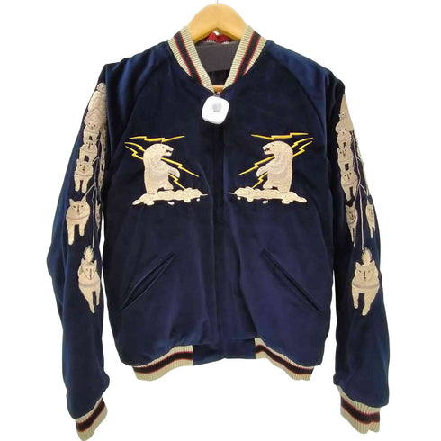 テイラートウヨウ TAILOR TOYO テーラー東洋 24AW Late 1950s Style MOUNTAIN GOAT× ALASKAN FLAG 別珍 リバーシブル スカジャン メンズ JPN:S