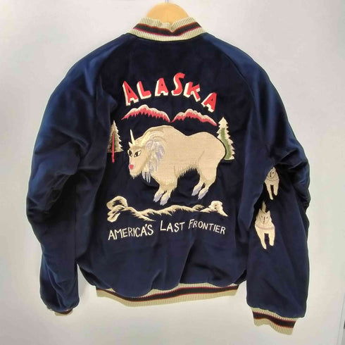 テイラートウヨウ TAILOR TOYO テーラー東洋 24AW Late 1950s Style MOUNTAIN GOAT× ALASKAN FLAG 別珍 リバーシブル スカジャン メンズ JPN:S