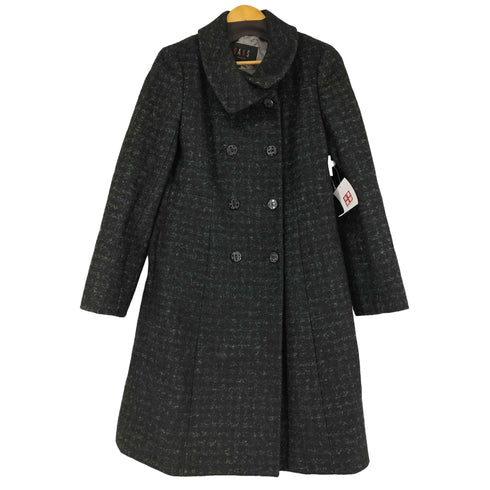 ダックスロンドン DAKS LONDON チェック柄 ウールトレンチコート レディース 42