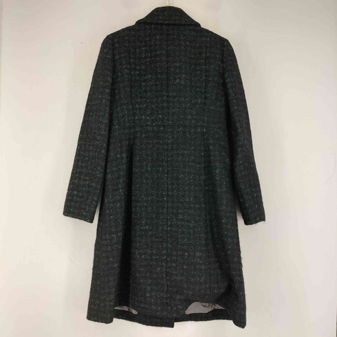 ダックスロンドン DAKS LONDON チェック柄 ウールトレンチコート レディース 42