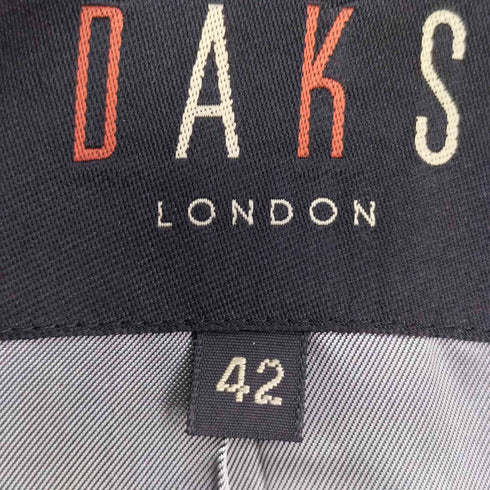 ダックスロンドン DAKS LONDON チェック柄 ウールトレンチコート レディース 42
