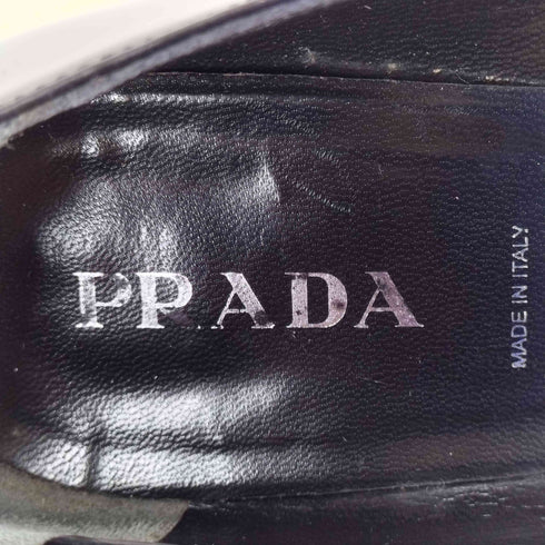 プラダ PRADA エナメル ポイントトゥ パンプス レディース 38