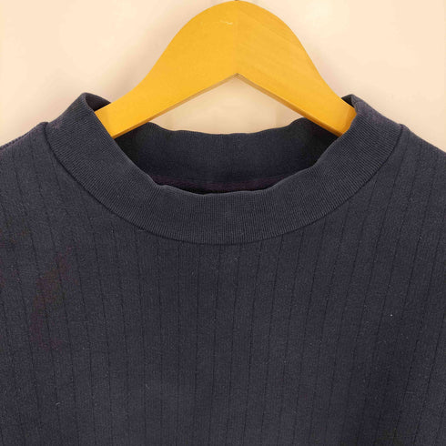 ナイキ NIKE 90S 銀タグ ストライプ 裾スウッシュ クロップド スウェット レディース L(12-14)