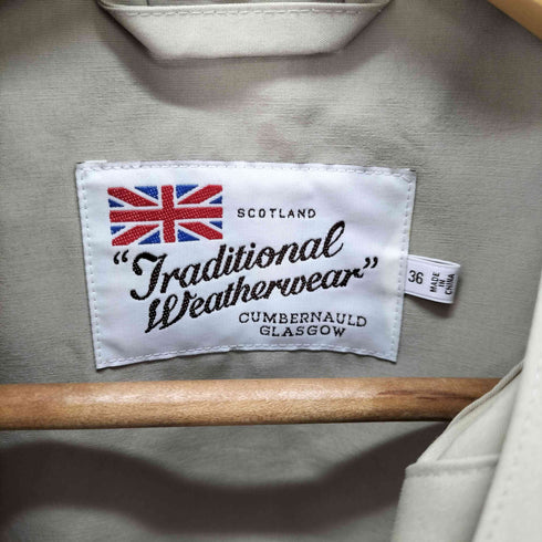 トラディショナルウェザーウェア Traditional Weatherwear ポリエステル フーデッドステンカラーコート レディース 36