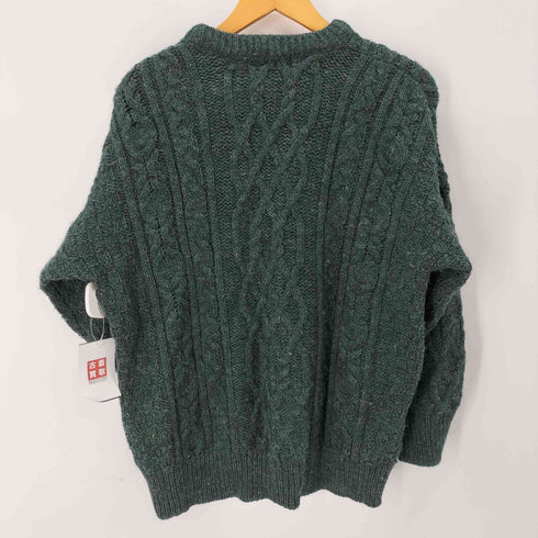 CALLAN 90s アイルランド製 フィッシャーマン アランニット メンズ JPN:S