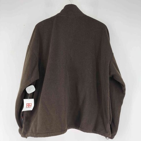 ケボズ KEboz ロゴ刺繍 ハーフジップフリーススウェット メンズ M