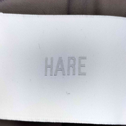 ハレ HARE ウールバイカラータックコート レディース FREE