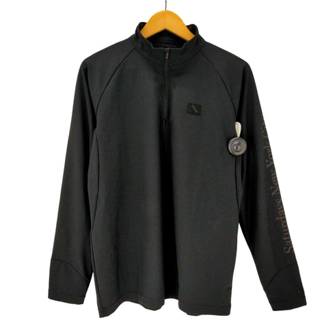 サタデーズニューヨークシティ Saturdays NYC 25AW 3D Tricot Half Zip LS Shirt トリコット ハーフ ジップ 長袖 シャツ カットソー ロンT メンズ import:XL