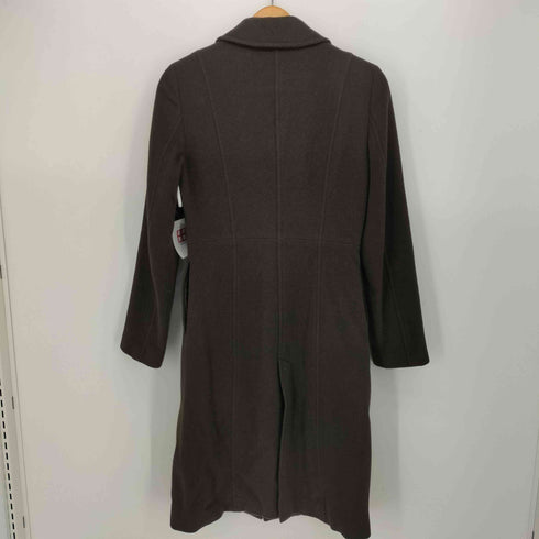 インディヴィ INDIVI 日本製 ウール アンゴラ カシミヤ チェスター コート レディース JPN:38