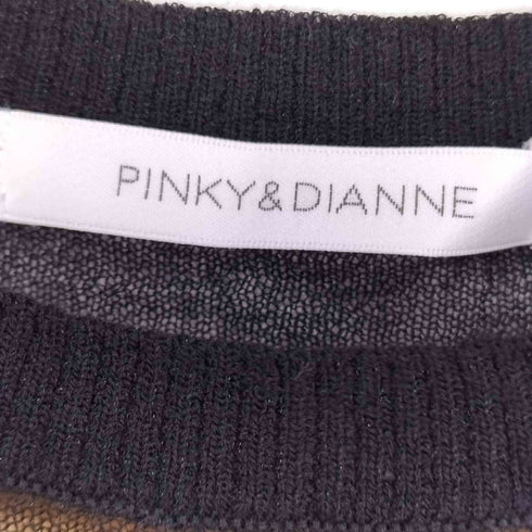 ピンキーアンドダイアン Pinky&Dianne タックスリーブシアーニット レディース 38