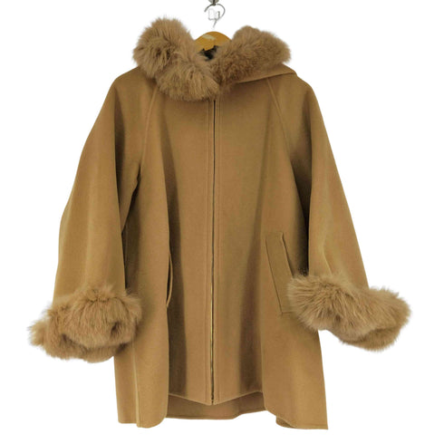 グレースコンチネンタル GRACE CONTINENTAL ポンチョ トリミングコート レディース 36