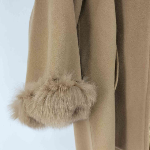 グレースコンチネンタル GRACE CONTINENTAL ポンチョ トリミングコート レディース 36