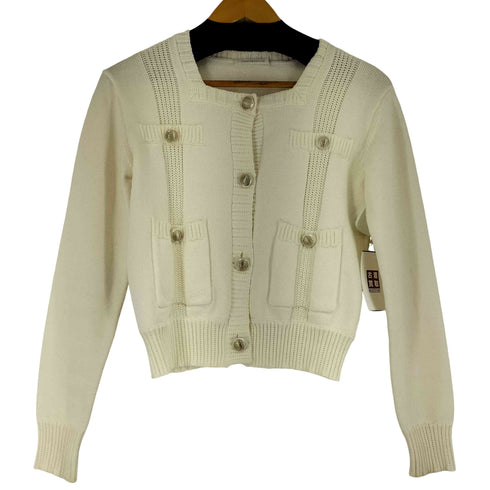 ピンキーアンドダイアン Pinky&Dianne ローゲージスクエアネックカーディガン レディース 38