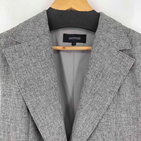 アンタイトル UNTITLED メランジ ロングジレ レディース JPN:2