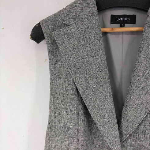 アンタイトル UNTITLED メランジ ロングジレ レディース JPN:2