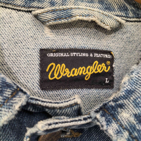 ラングラー Wrangler AUTHENTIC WESTERN JACKET デニム トラッカージャケット メンズ import:L