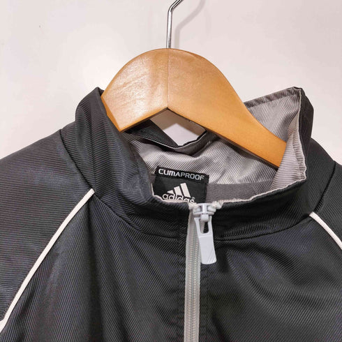 アディダス adidas 00s Y2K ロゴ刺繍 パイピング バイカラー トラックジャケット メンズ JPN:L
