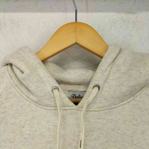 デリシャス Delicious ロゴ刺繍 プルオーバーパーカー メンズ import:S