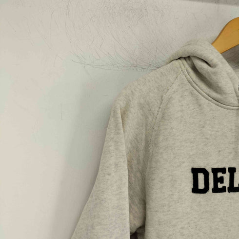 デリシャス Delicious ロゴ刺繍 プルオーバーパーカー メンズ import:S