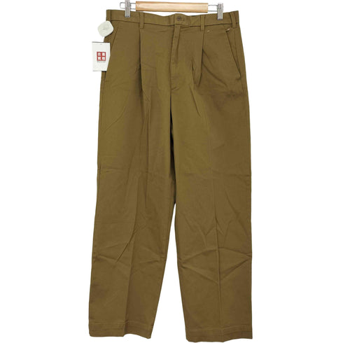 ムジルシリョウヒン 無印良品 ストレッチチノタックワイドパンツ メンズ 82cm