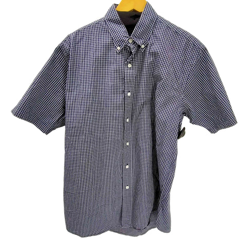 ラルフローレン RALPH LAUREN 90S BLAKE ブレイク ポニー刺繍 ギンガムチェック ボタンダウン S/S シャツ ビックサイズ メンズ import:M