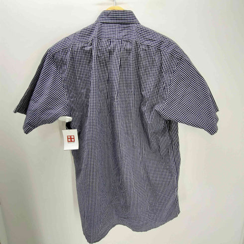 ラルフローレン RALPH LAUREN 90S BLAKE ブレイク ポニー刺繍 ギンガムチェック ボタンダウン S/S シャツ ビックサイズ メンズ import:M