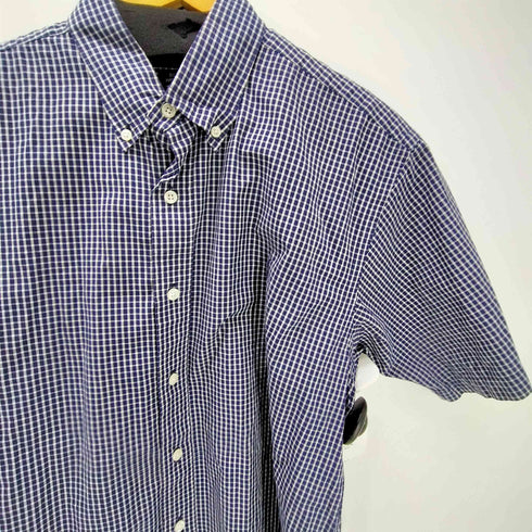 ラルフローレン RALPH LAUREN 90S BLAKE ブレイク ポニー刺繍 ギンガムチェック ボタンダウン S/S シャツ ビックサイズ メンズ import:M