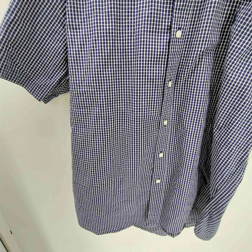 ラルフローレン RALPH LAUREN 90S BLAKE ブレイク ポニー刺繍 ギンガムチェック ボタンダウン S/S シャツ ビックサイズ メンズ import:M