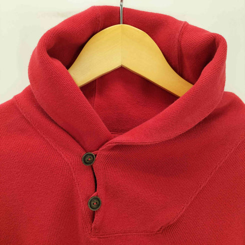 ポロバイラルフローレン Polo by RALPH LAUREN 90S ポニー刺繍 リブ編み ショールカラー コットン ニット ビックサイズ メンズ import:XL