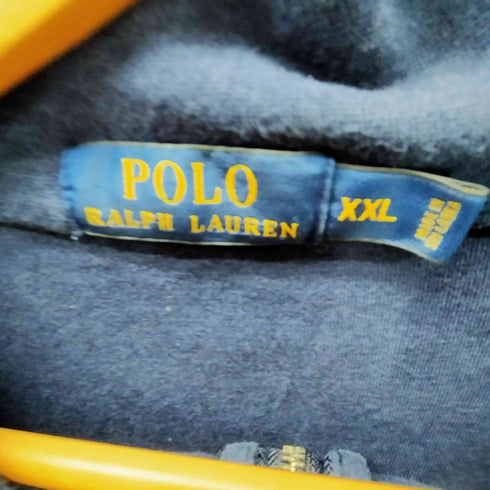 ポロラルフローレン POLO RALPH LAUREN ポニー刺繍 ハーフジップ スウェット トレーナー ビックサイズ メンズ XXL