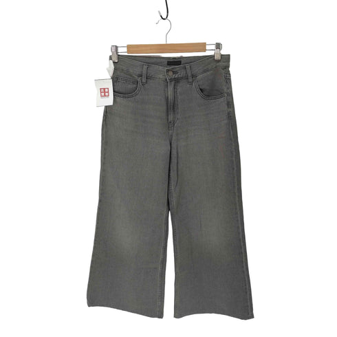 ユニクロ UNIQLO ドレープワイドフレアジーンズ レディース 26