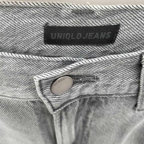 ユニクロ UNIQLO ドレープワイドフレアジーンズ レディース 26