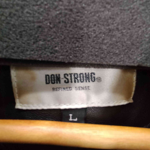 DON-STRONG 裏地キルティング 羊革 ラムレザー カーコート ビックサイズ メンズ import:L