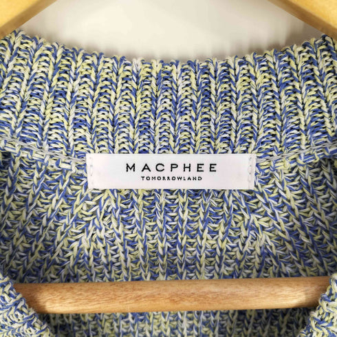 マカフィー MACPHEE ギマコットン クルーネックプルオーバー レディース JPN:S