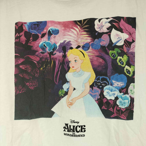 プルアンドベア PULL&BEAR キャラクタープリント S/S Tシャツ レディース M