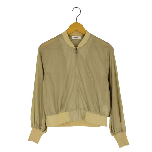 マカフィー MACPHEE 24SS シアートリコット ジップアップブルゾン レディース JPN:36
